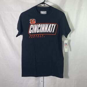 NWT Cincinnati Bengals NFL Team Apparel T-shirt - Mens Size S - Black